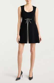 Jo Rhinestone Bow Dress