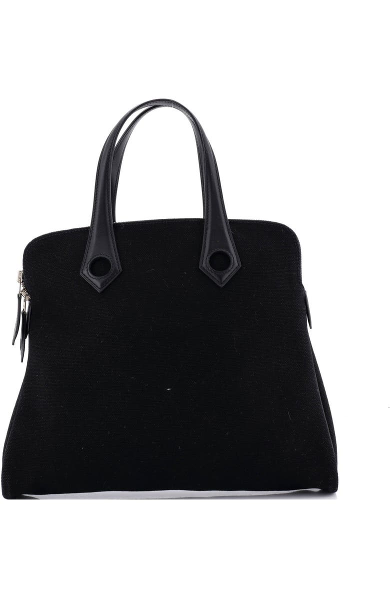 Pre-Owned Hermes Heeboo Handbag Toile PM, Main, color, Noir