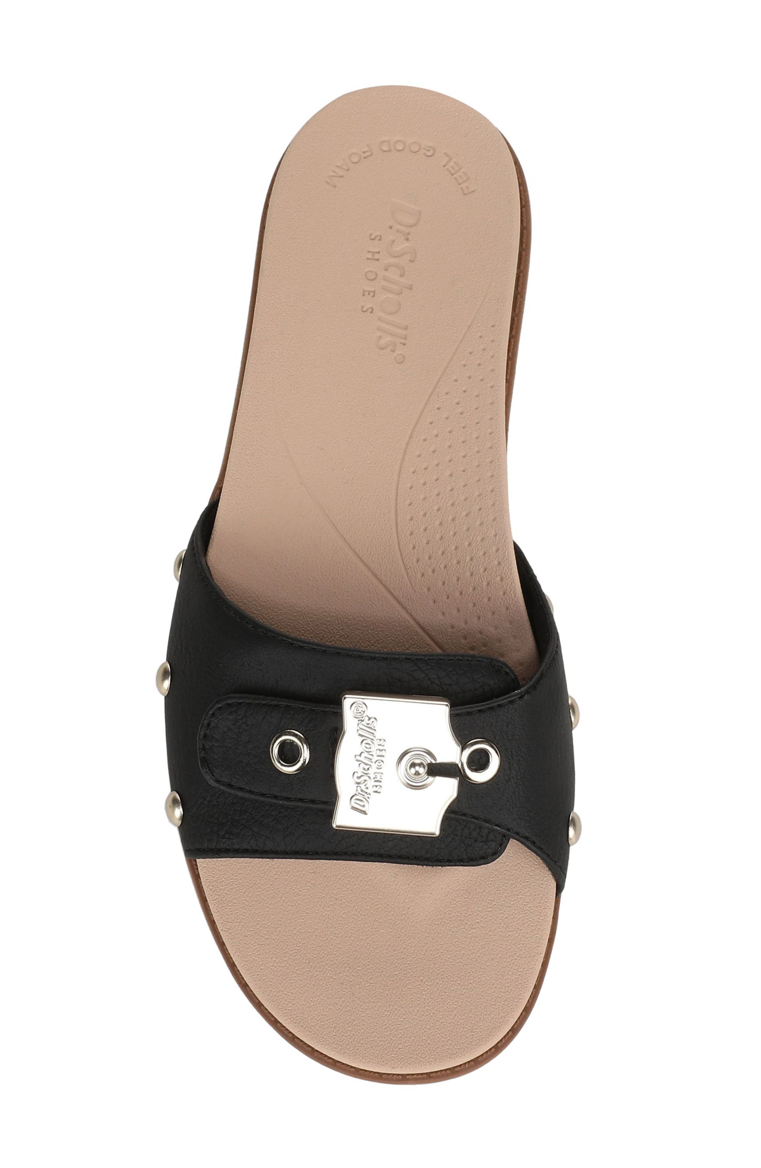 Dr. Scholl's Original Slide Sandal, Alternate, color, Black/ Tan
