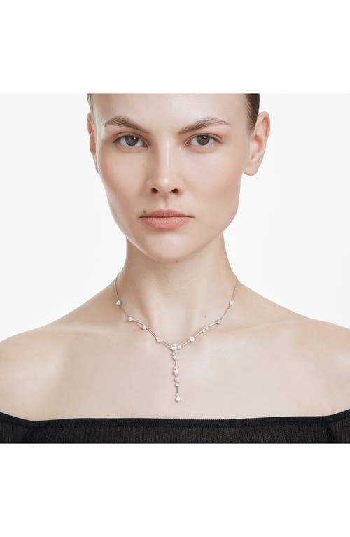 Swarovski Constella Y-halskette In White Gold