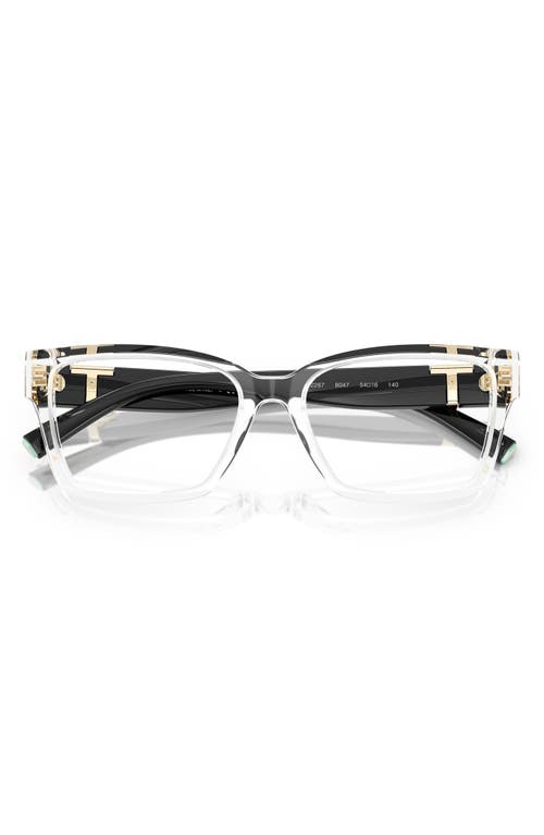 Tiffany & Co . 52mm Square Optical Glasses In White