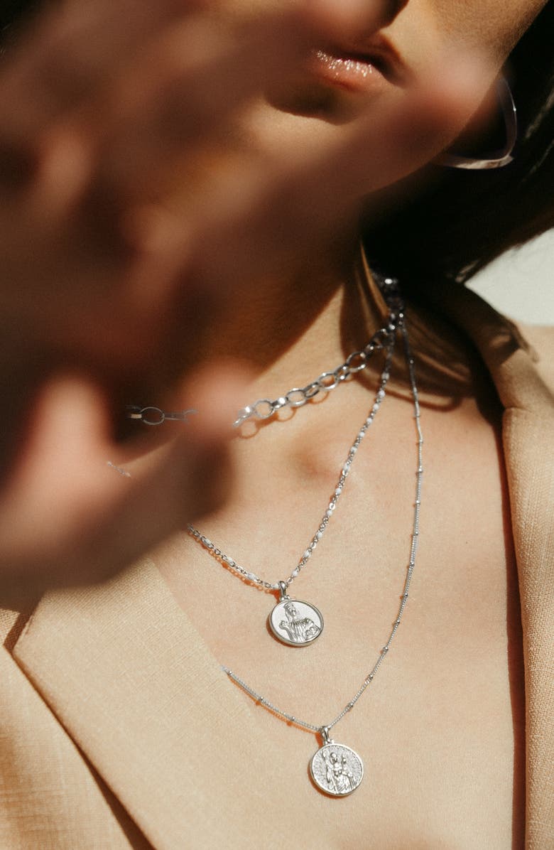 Awe Inspired Mini Persephone Coin Pendant Necklace, Alternate, color, 