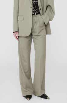 Carrie Wool Wide Leg Pants