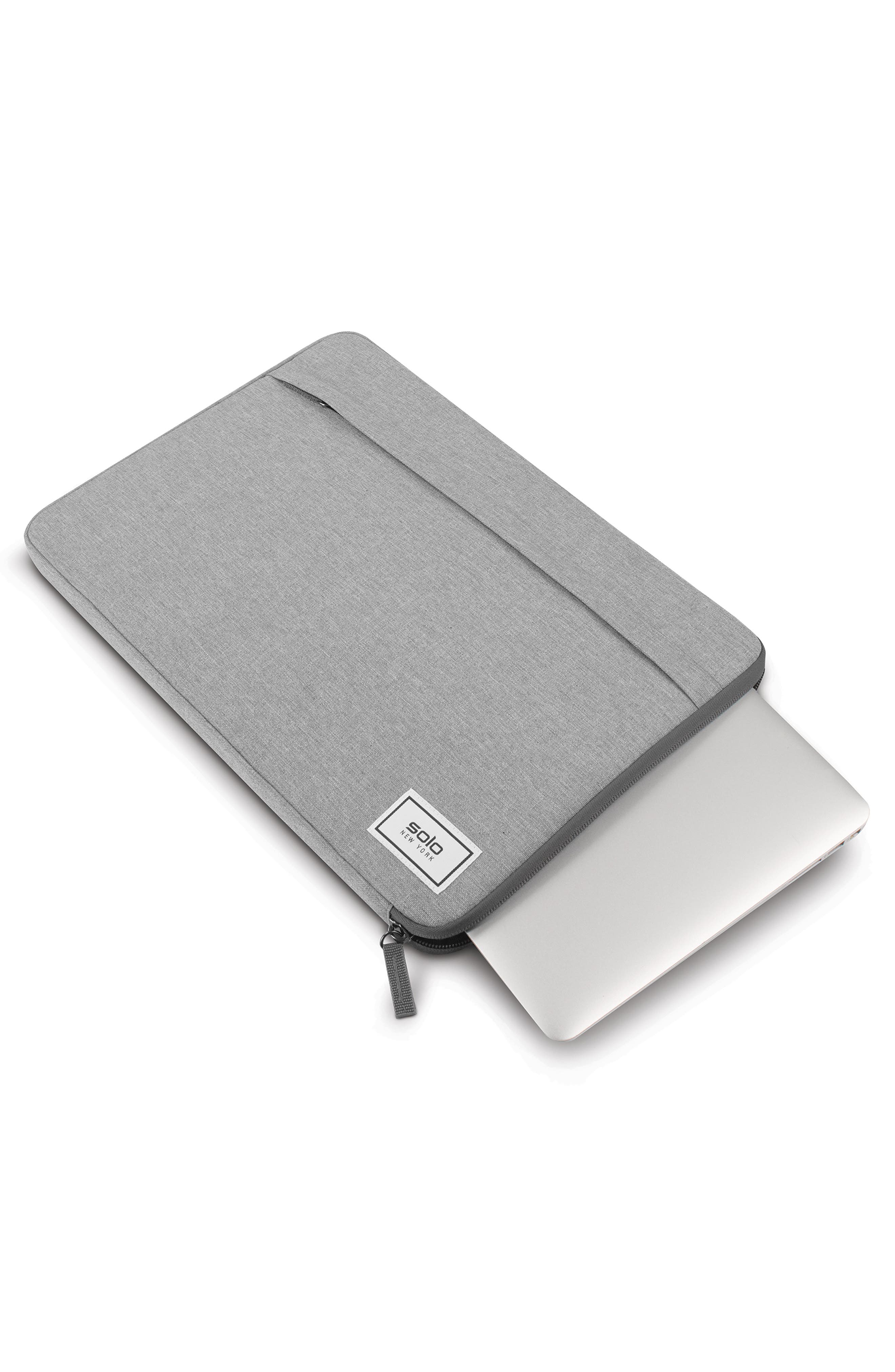 SOLO NEW YORK Re:focus 15.6-Inch Laptop Sleeve, Alternate, color, Grey