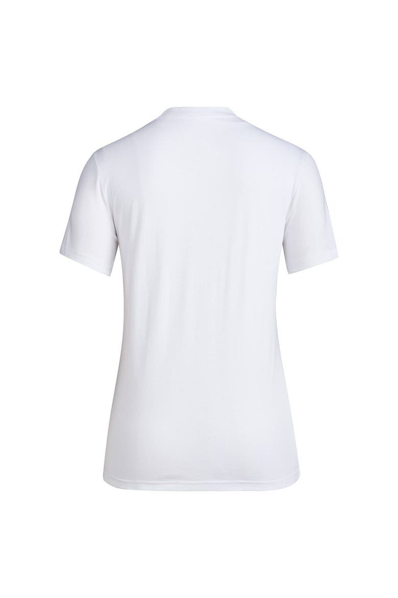 Women's adidas  White Indiana Hoosiers Bench T-Shirt, Alternate, color, White