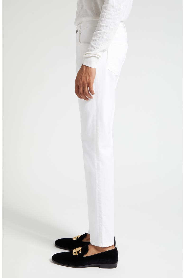 Stretch Slim Fit Jeans, Alternate, color, WHITE