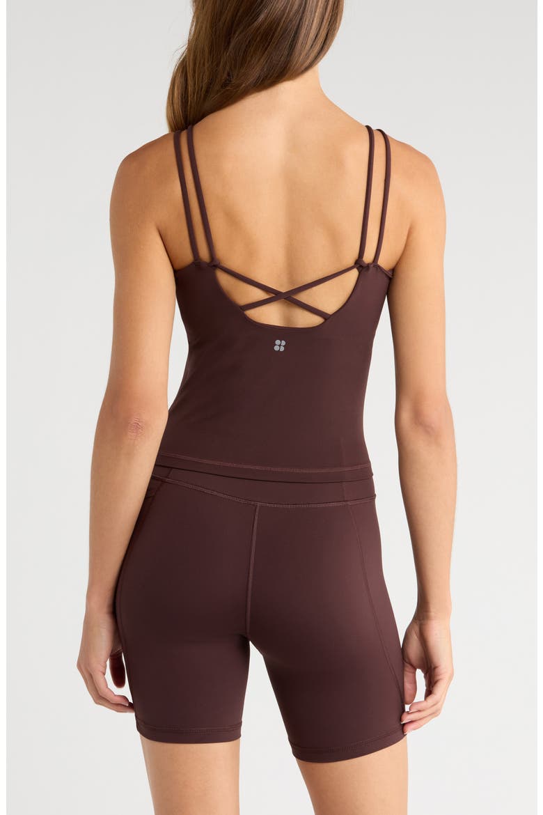 Ultimate Studio Strappy Tank, Alternate, color, SABLE BROWN
