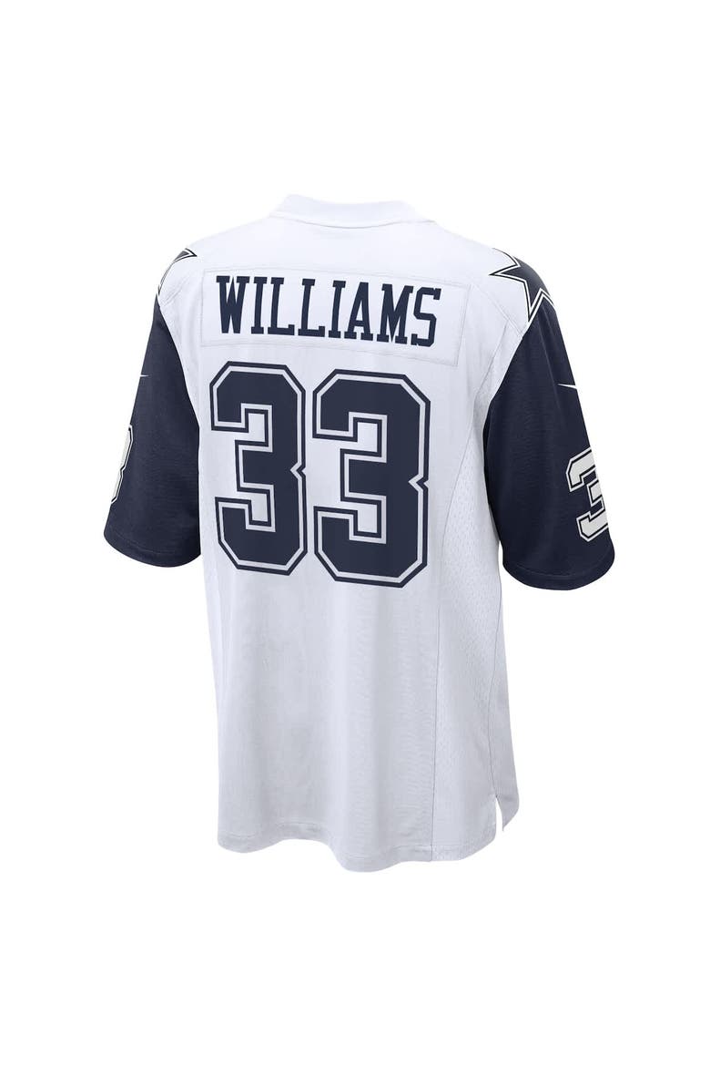 Men's Nike Javonte Williams White Dallas Cowboys Alternate Game Jersey, Alternate, color, White