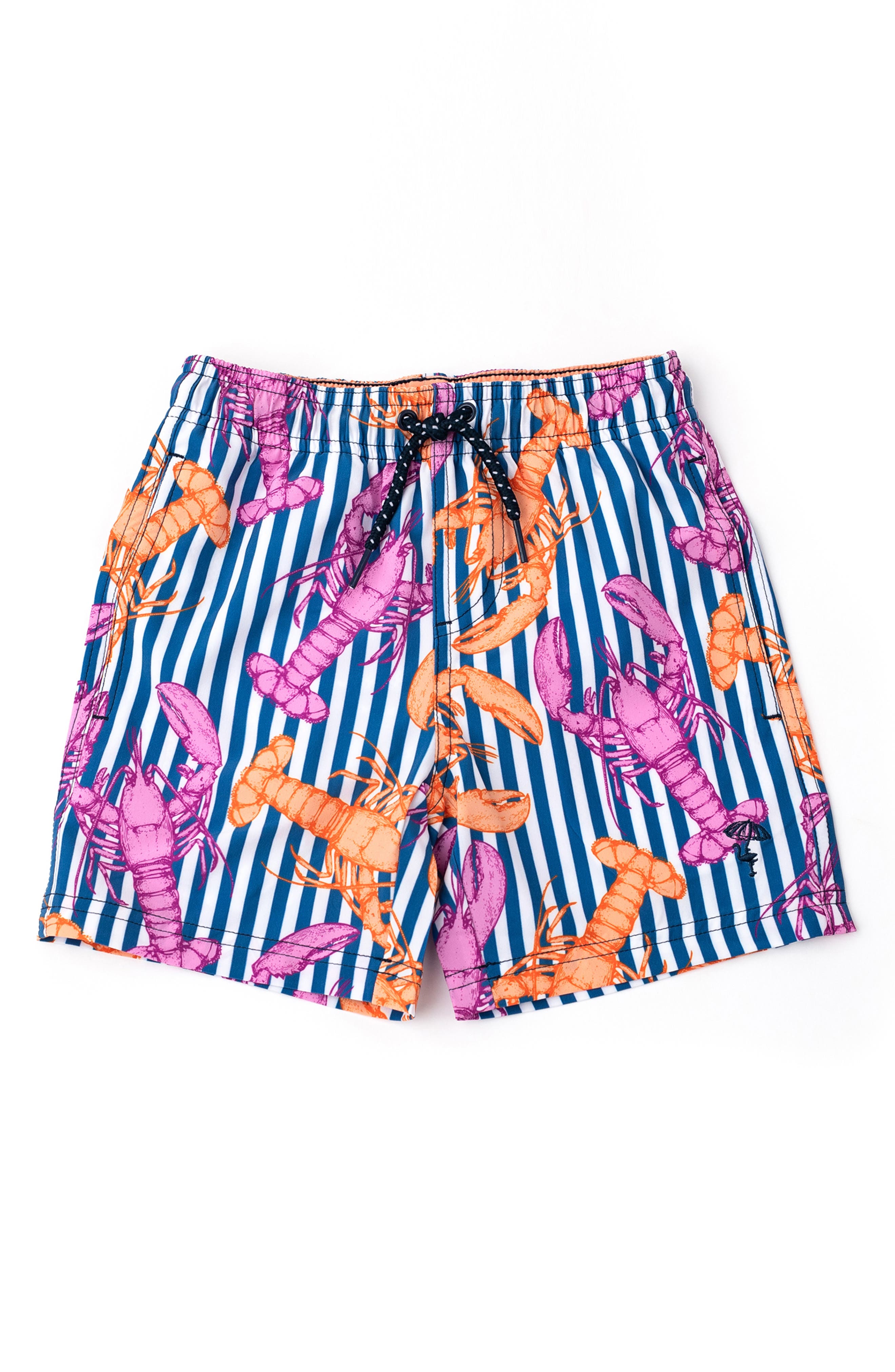 Shade Critters Kids' Lobster Stripe UPF 50+ Swim Shorts