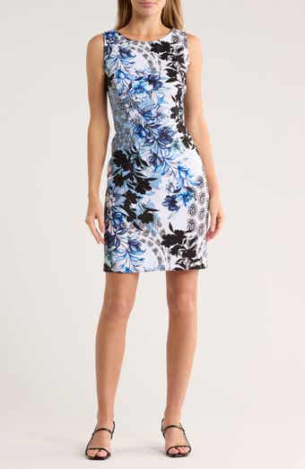 Connected Apparel Twill Sheath Dress