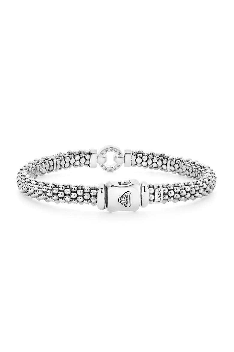 Enso Diamond Bracelet, Alternate, color, SILVER/ GOLD