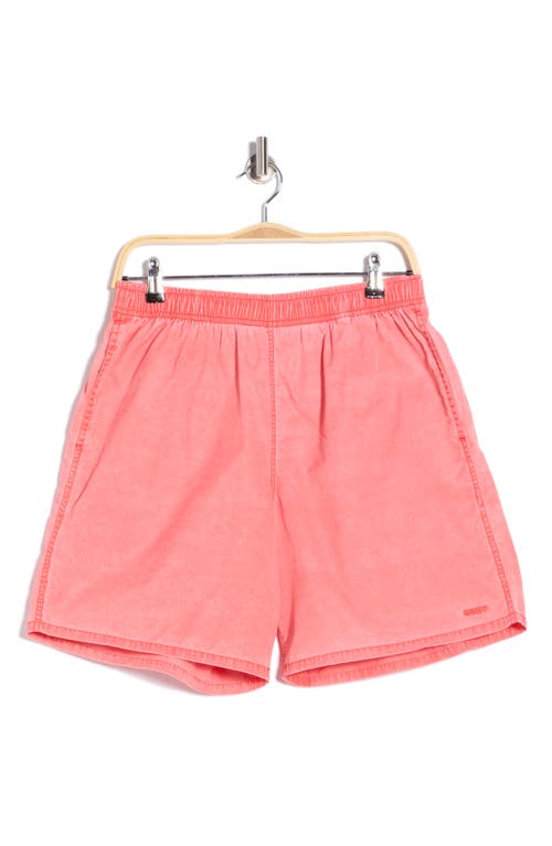 Obey Easy Pigment Nylon Shorts In Pink