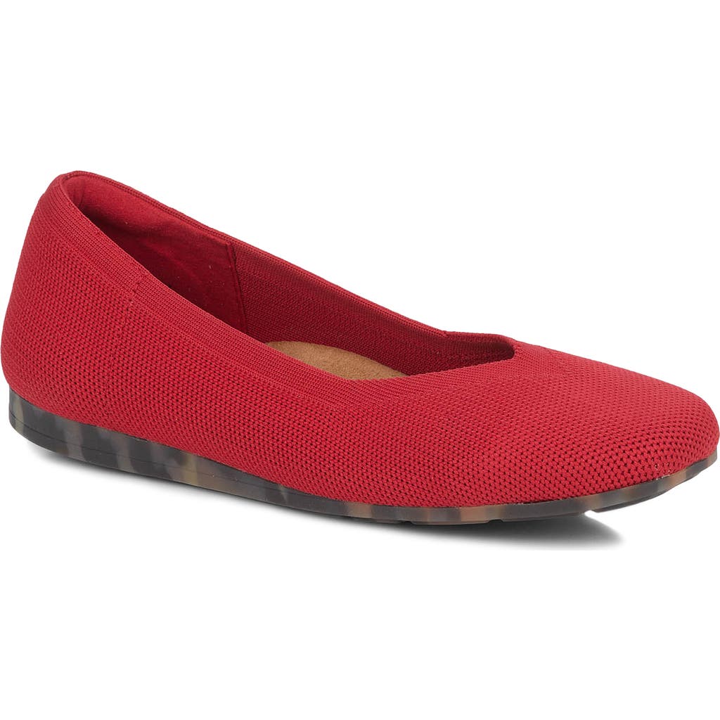 Ros Hommerson Niki Ballet Flat In Red
