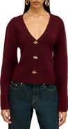 Cult Gaia Josia V-Neck Cardigan