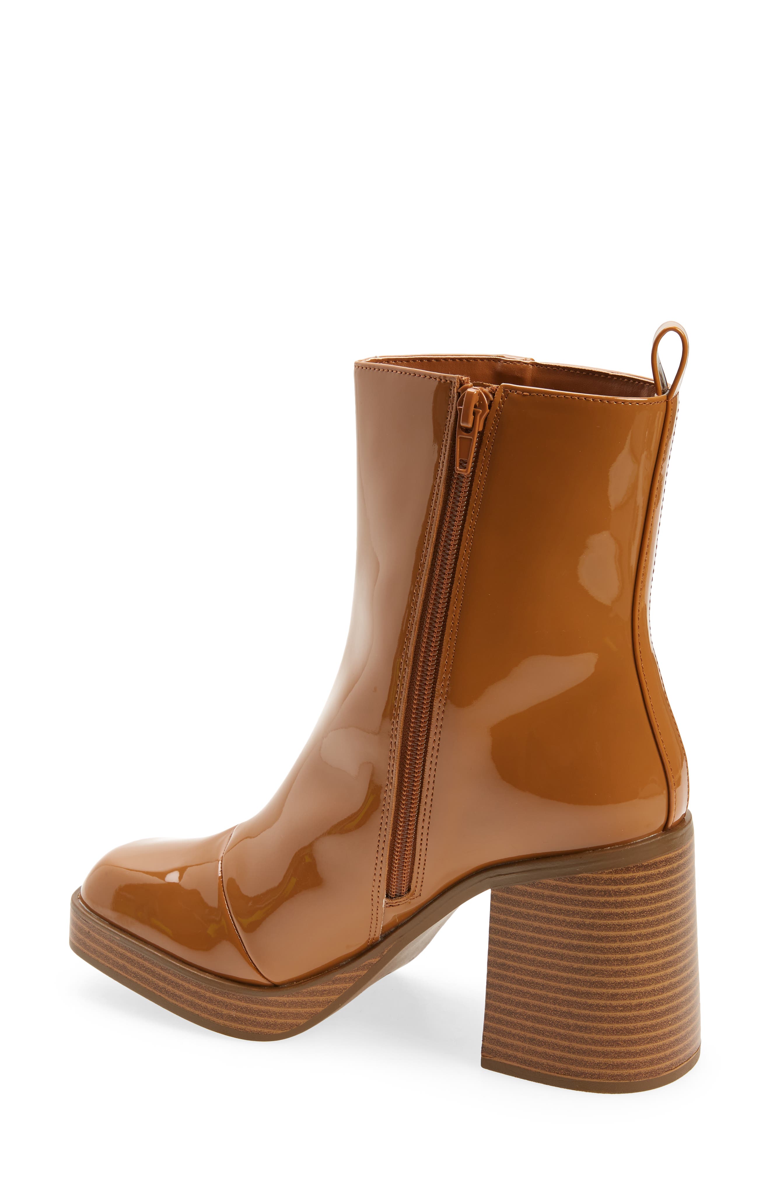 Milli Platform Block Heel Bootie, Alternate, color, TAN LARK