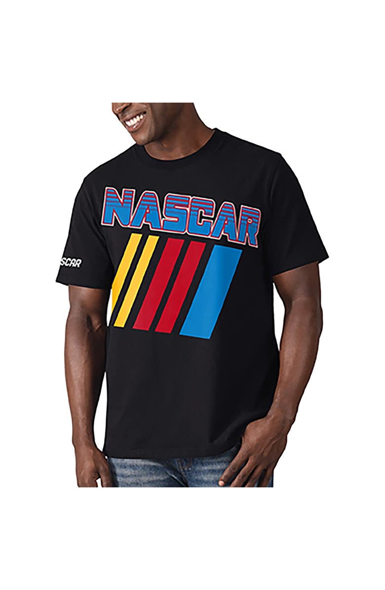 STARTER Men's Starter Black NASCAR Special Teams T-Shirt, Alternate, color, Black