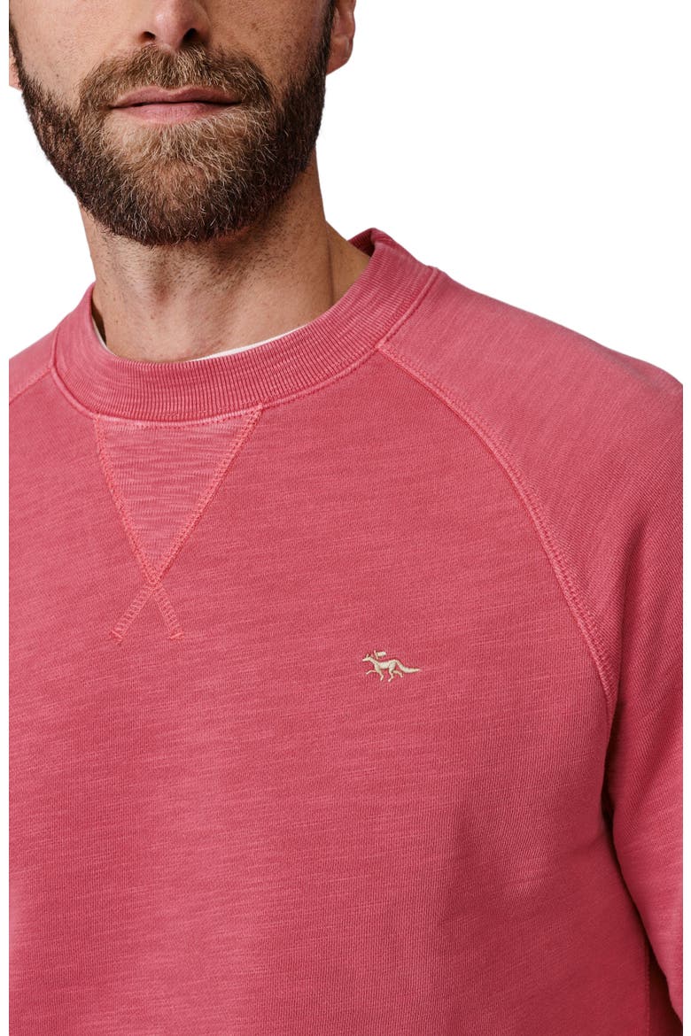 Garsdale Slub Crew Neck Sweatshirt, Alternate, color, Raspberry