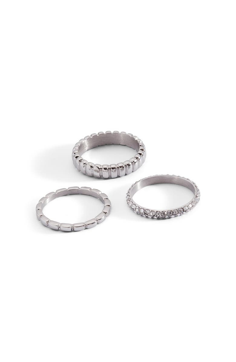 Alex and Ani Multi Textured Stacking Ring Set of 3, Main, color,