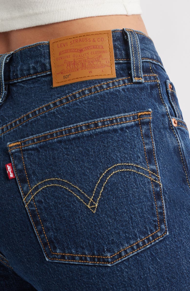 Levi's<sup>®</sup> 501<sup>®</sup> Straight Leg Jeans, Alternate, color, Salsa Stonewash
