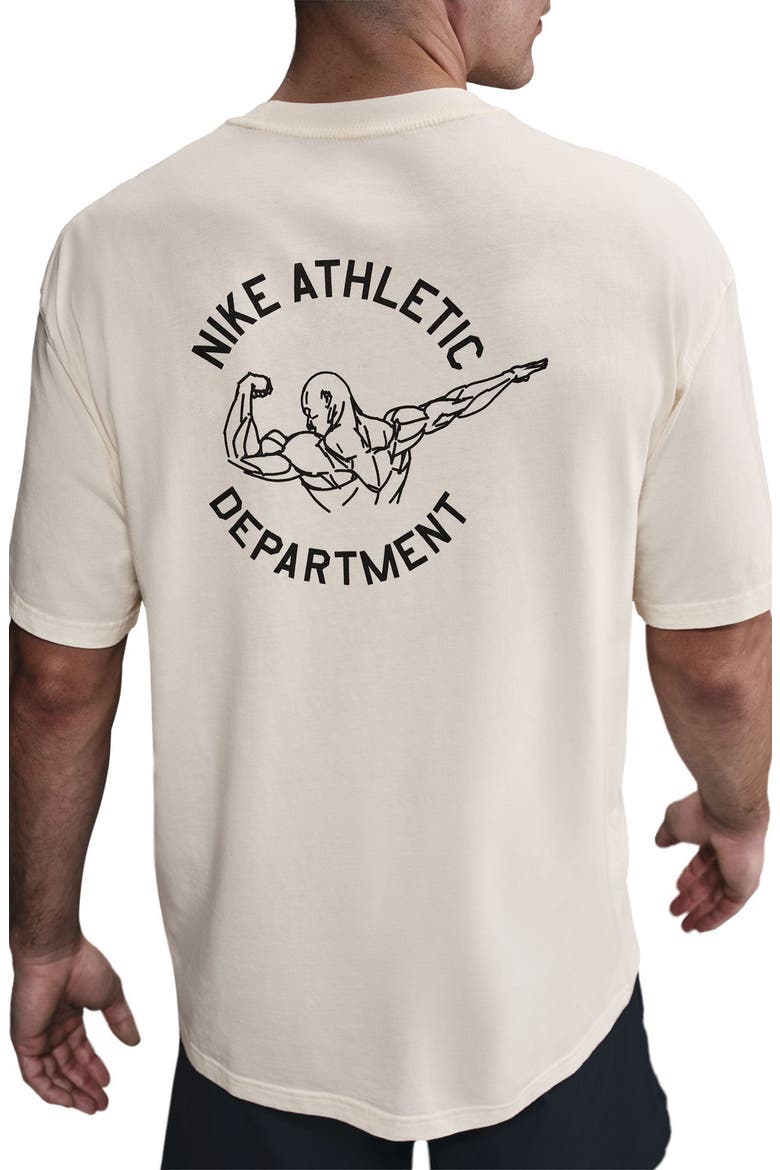 Max90 Gym Cult Graphic T-Shirt, Alternate, color, PALE IVORY
