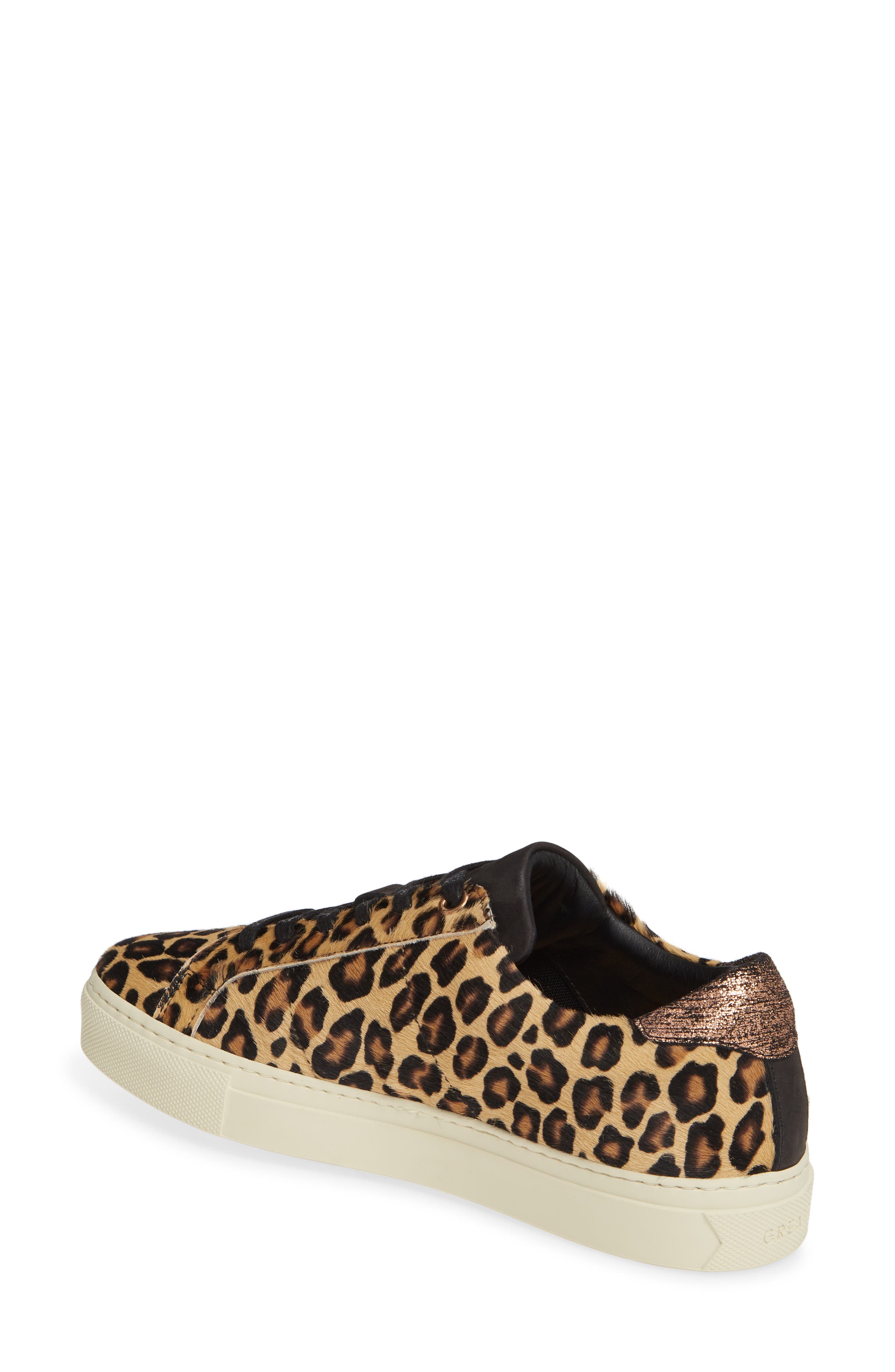 Royale Low Top Sneaker, Alternate, color, LEOPARD CALF HAIR