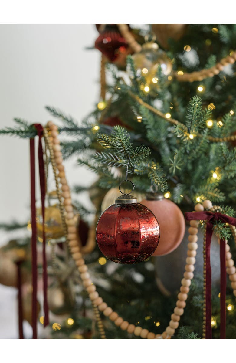 CG Hunter 3" Mercury Glass Bordeaux Assorted Style Ornament, Alternate, color, Bordeaux