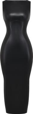 HOUSE OF CB Sahara Sleeveless Faux Leather Dress