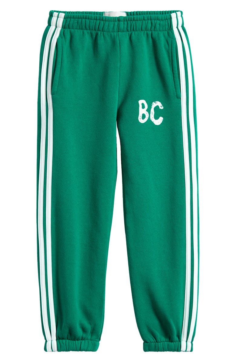 Bobo Choses Kids' Shadow Stripe Organic Cotton Joggers, Main, color, 