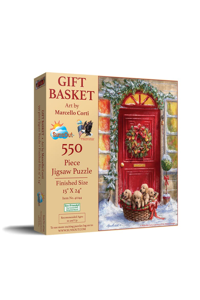 Gift Basket 500 piece Jigsaw Puzzle for Adults, Main, color, Multicolor