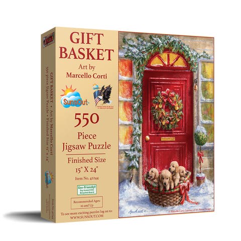 Gift Basket 500 piece Jigsaw Puzzle for Adults