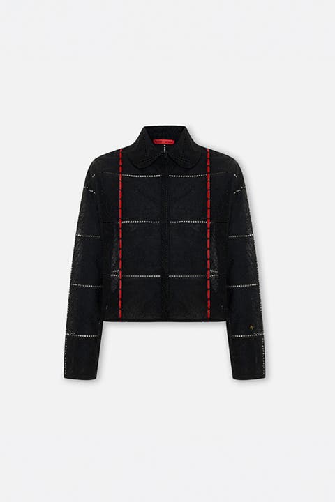 The Broderie Anglaise Edit Embroidered Detail Shirt