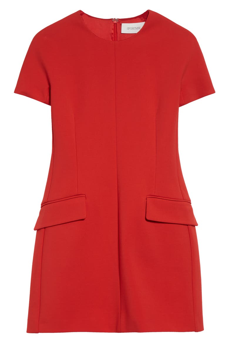 Mito Jersey Sheath Dress, Alternate, color, CORAL