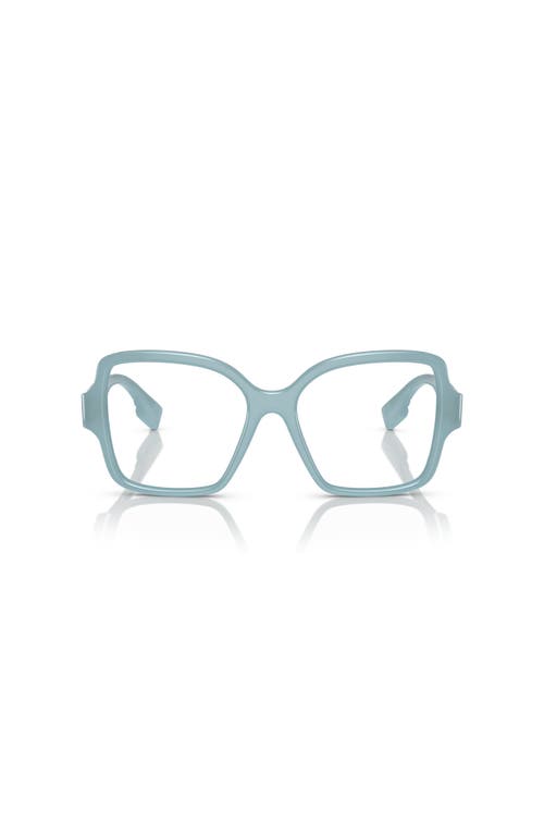 Burberry 52mm Square Optical Glasses In Blue
