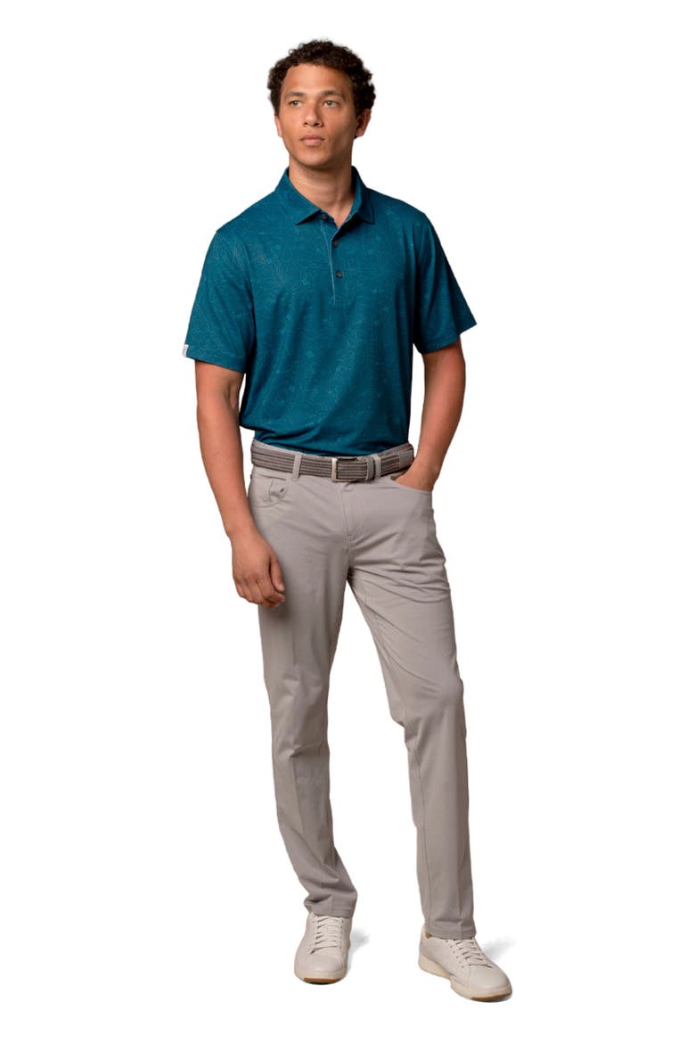 Morning Glory Polo, Alternate, color, Poseidon