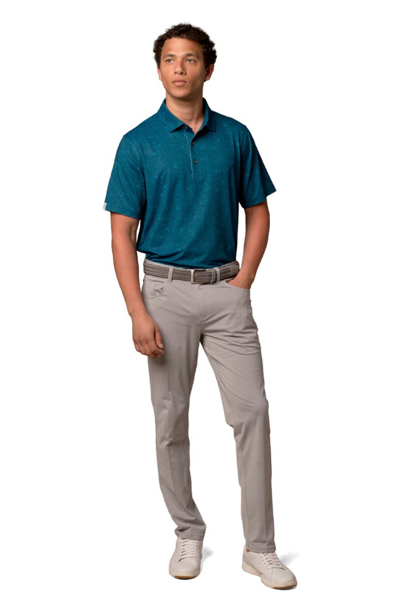 ASHWORTH GOLF Morning Glory Polo, Alternate, color, Poseidon