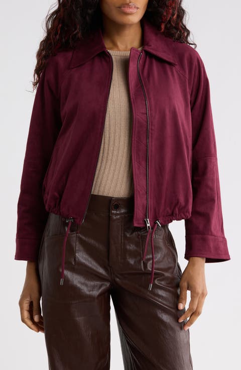 Faux Suede Jacket