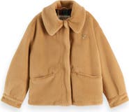 Scotch & Soda Kids' Faux Fur Jacket