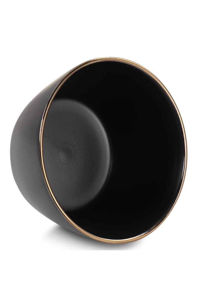 Elama Paul 6 Piece Stoneware Bowl Set, Alternate, color, Black