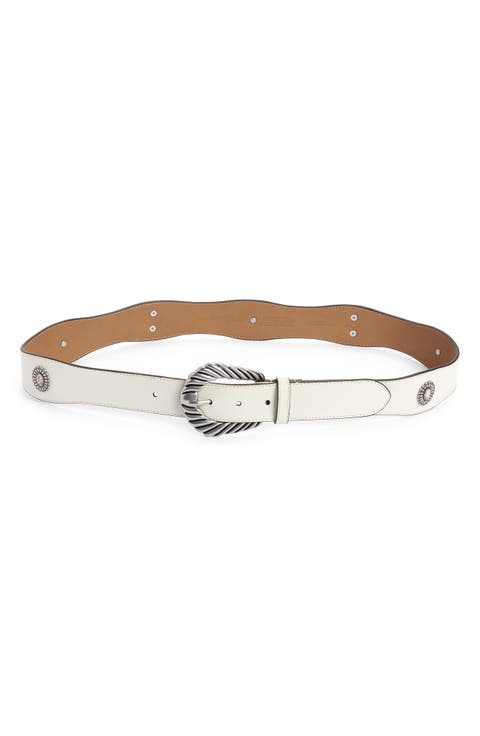 Aria Concho Leather Belt