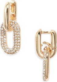 BP. Sparkle Chain Link Drop Earrings