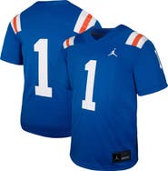 Jordan Brand Youth Jordan Brand #1 Royal Florida Gators Alternate Football Game Jersey