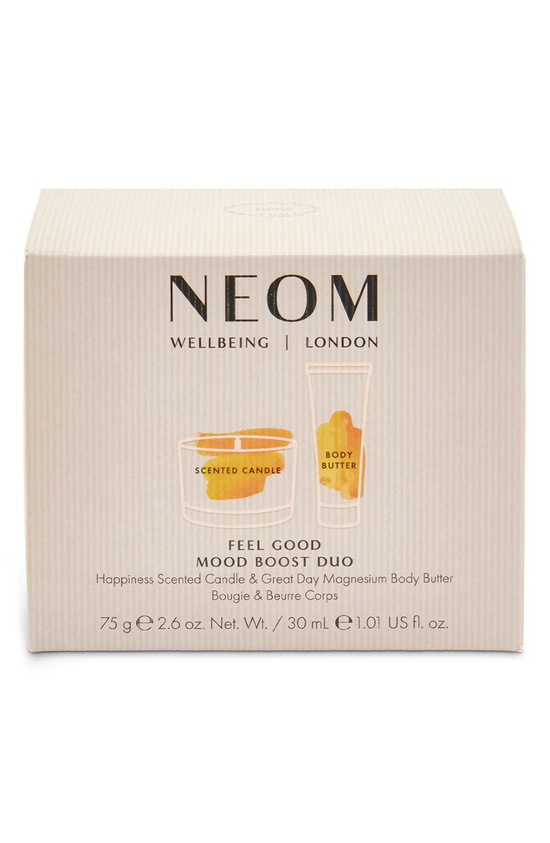 NEOM Wellbeing Feel Good Mood Boost Set $33 Value, Alternate, color, 