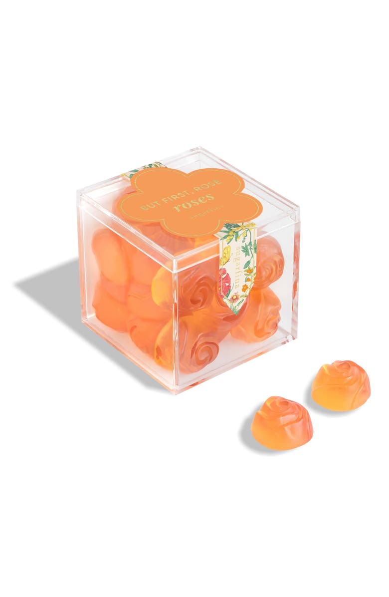 sugarfina But First, Rosè Set of 3 Gummy Rose Candy Cubes, Alternate, color, Multi