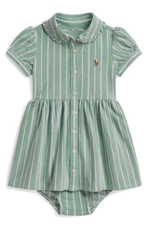 Kids' Oxford Mesh Dress & Bodysuit