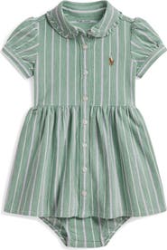 Ralph Lauren Kids' Oxford Mesh Dress & Bloomers