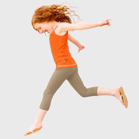 Girls 100% Soft Cotton Capri Leggings (Toddler, Little Kid & Big Kid)