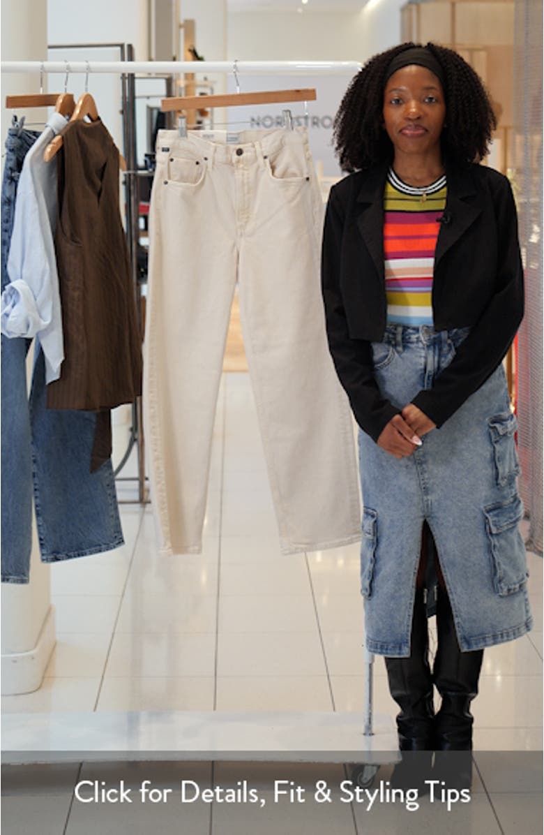 Palma High Waist Ankle Straight Leg Jeans, sales video thumbnail