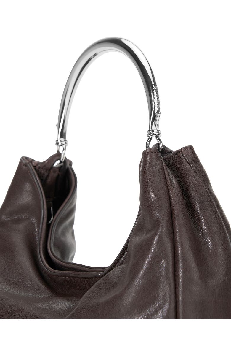 STAUD Romeo Leather Crossbody Bag, Alternate, color, Espresso