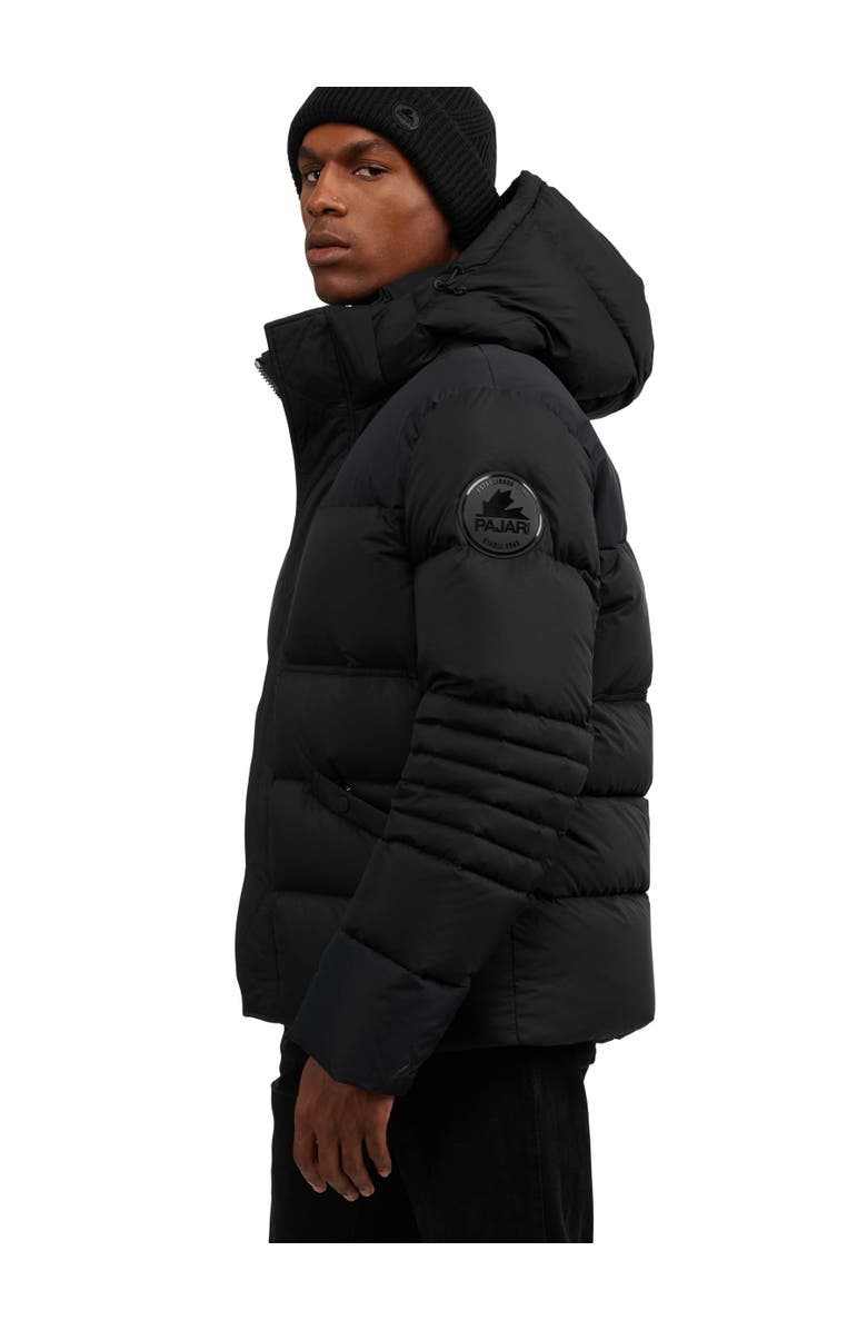 Pajar Men's Titan Mixed Media Puffer with Removable Hood, Alternate, color, Black