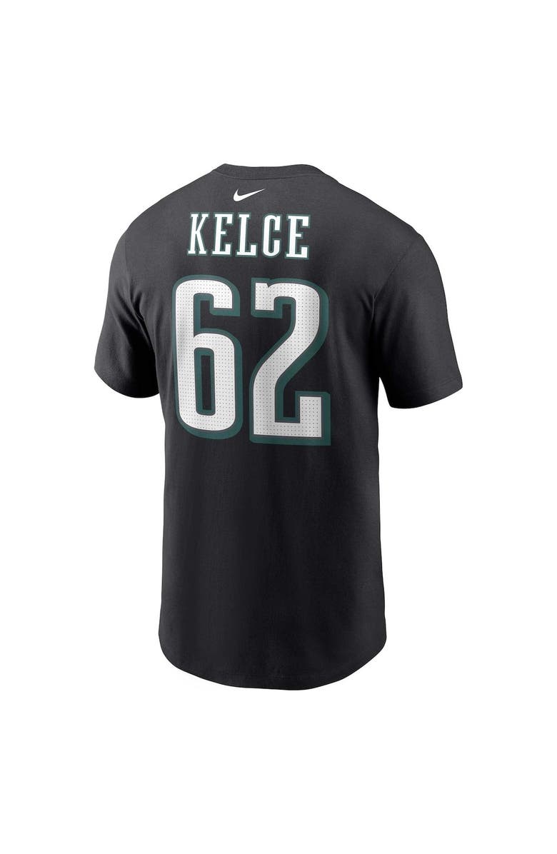 Nike Men's Nike Jason Kelce Black Philadelphia Eagles Player Name & Number T-Shirt, Alternate, color, Black